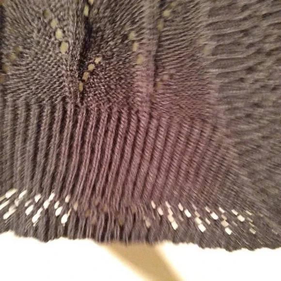 Yarn Art Vintage Open Front Short Sleeve Cardigan - Picture 6 of 7